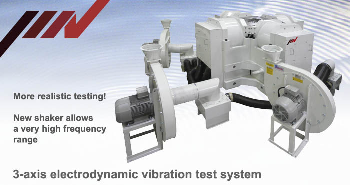 3 tengelyű elektrodinamikus rázó-tesztrendszer, IMV