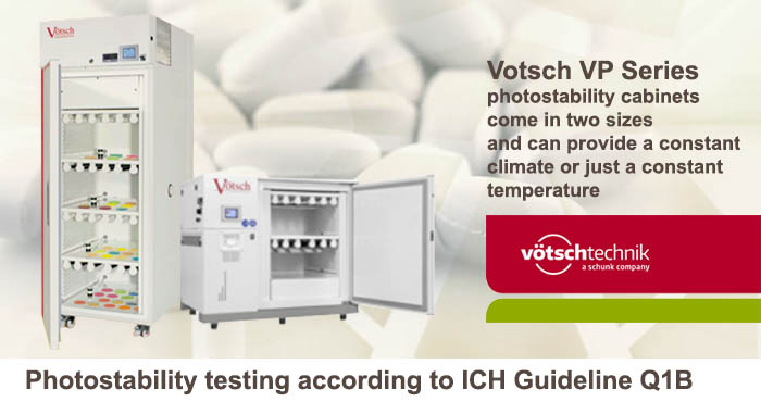 ICH Guideline Q1B szerinti fotostabilitás tesztelés